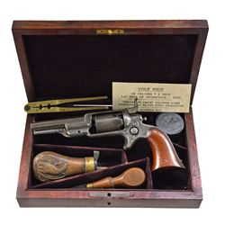 CASED COLT 1855 ROOT REVOLVER.
