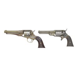 2 ANTIQUE REMINGTON REVOLVERS.