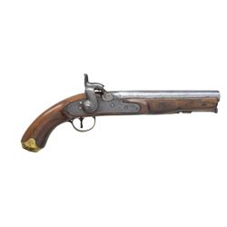 BRITISH PERCUSSION POLICE PISTOL.
