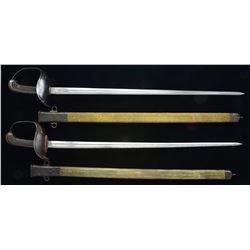 2 M1913 CAVALRY SWORDS.