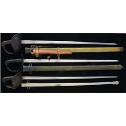 3 M1913 CAVALRY SWORDS.