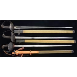 3 M1913 CAVALRY SWORDS.