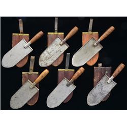 6 US M1880 ENTRENCHING TOOLS.