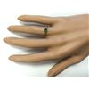 Image 4 : 0.50 CTW Natural Emerald Ring In 18K Yellow Gold