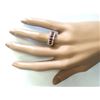 Image 4 : 1.60 CTW Natural Ruby And Diamond Ring In 18K Yellow Gold