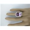Image 5 : 19.30 CTW Kunzite 18K Rose Gold Diamond Ring
