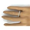 Image 5 : 1.00 CTW Natural Diamond 14K Solid White Gold Ring