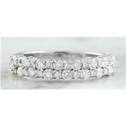0.75 CTW 18K White Gold Diamond Ring