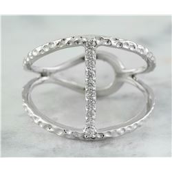 0.10 CTW 14K White Gold Diamond Ring
