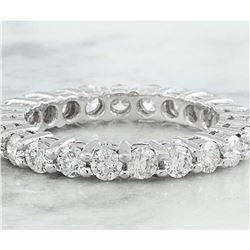 2.00 CTW Diamond 14K White Gold Eternity Ring Band