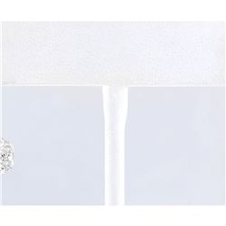 2.24 CTW Natural Diamond Earrings 14k Solid White Gold