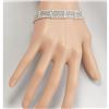 Image 3 : 8.24CTW Natural Diamond Bracelet In 18K Solid White Gold