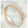 Image 3 : 0.28 CTW Diamond 18K Rose Gold Ring