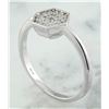 Image 4 : 0.22 CTW 18K White Gold Diamond Ring
