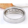 Image 3 : 1.17 CTW Natural Diamond 18K Solid White Gold Ring