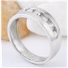 Image 4 : 1.17 CTW Natural Diamond 18K Solid White Gold Ring
