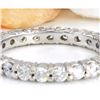Image 2 : 1.70 CTW Natural Diamond 18K Solid White Gold Ring