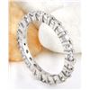 Image 3 : 1.70 CTW Natural Diamond 18K Solid White Gold Ring