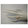 Image 4 : 4.90 CTW Natural Opal And Diamond Ring In 14K Yellow Gold