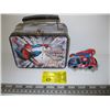 Image 1 : ACTION RACING COLLECTABLES ULTIMATE SPIDERMAN MINI LUNCH BOX W/SPIDERMAN FIGURINE &