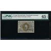 Image 1 : 5 Cent Second Issue Fractional Note PMG 65EPQ