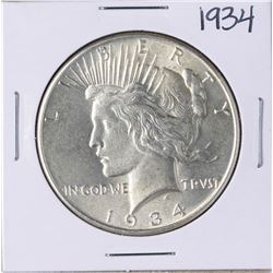 1934 $1 Peace Silver Dollar Coin