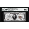 Image 1 : 1929 $20 Federal Reserve Bank Note Philadelphia Fr.1870-C PMG Gem Uncirculated 66EPQ