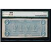 Image 2 : 1864 $5 Confederate States of America Note PMG 63