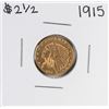 Image 1 : 1915 $2 1/2 Indian Head Quarter Eagle Gold Coin