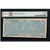 Image 2 : 1864 $10 Confederate States of America Note PMG 55EPQ