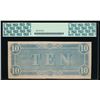Image 2 : 1864 $10 Confederate States of America Note PCGS 63PPQ