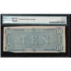 Image 2 : 1864 $10 Confederate States of America Note PMG 55EPQ