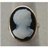 Hardstone cameo ring #852551