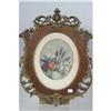 Image 1 : Antique Wood Frame with Floral Print #852560