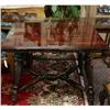 Majestic Antique Mahogany Jacobean Table  #852571