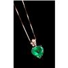 Image 1 : EMERALD  6.50 CARAT  HEART CUT *  Diamond #852595