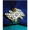 Image 1 : Estate Diamond Waterfall Yellow Gold Ring #852599