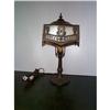 Image 1 : ARTS & CRAFTS SLAG GLASS TABLE LAMP #852661