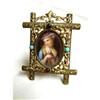 Image 1 : Jeweled 19c Victorian Miniature Painting Girl #852673