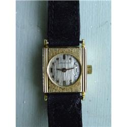 Longines 14kt Gold Lady's Wristwatch Watch 14k #852684