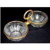 Image 1 : Antique French Double Glass Candy  Dish #852735