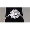 Image 1 : Platinum and Diamond "Flower"  Ring #852748