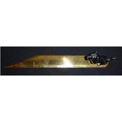 Antique Brass Letter Opener #852769