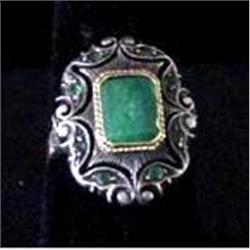 Antique  Emerald Ring #852773