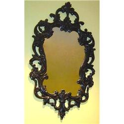 Antique French Hand-Carved Wall Mirror #852812