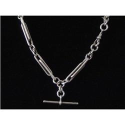 Antique Silver Watch Chain #852868