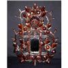 Image 1 : Antique Bravarian Black Forest  Frame + Mirror #852889