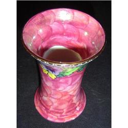 Antique English Pink Lustre Vase #852900