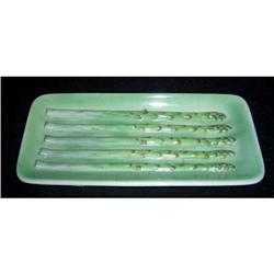 Antique Set of 6 Asparagus Dishes #852903