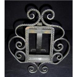 Antique Italian Hand-Made Iron Picture Frame #852917